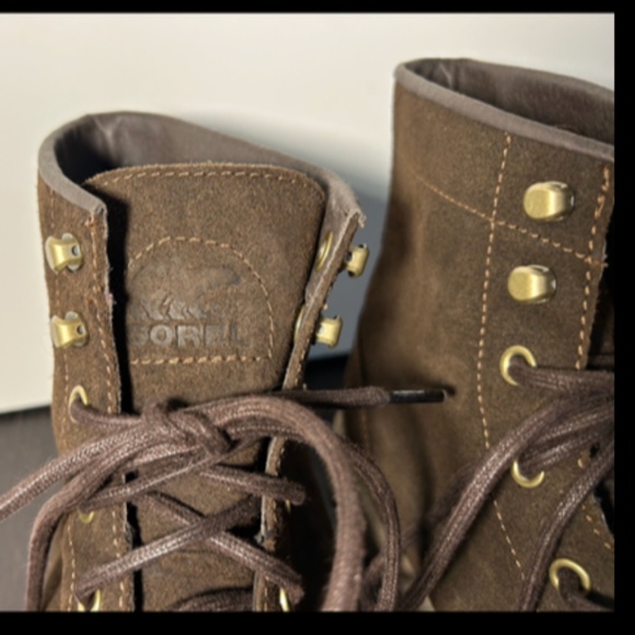 NWOB Sorel Madison II Chore Men\'s Waterproof Oiled Suede Boots Tobacco Gum Sz 14 main image 9